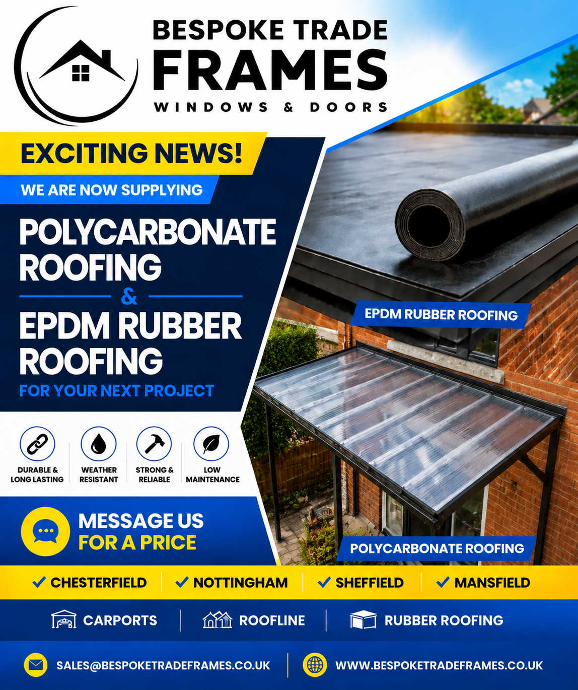 Leaking Flat Roof? No problem!